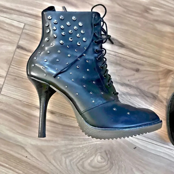 Dr. Martens Black Studded Ankle Boots - Picture 8 of 16